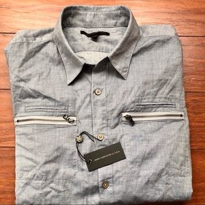 NWT Johnny Varvatos casual button down